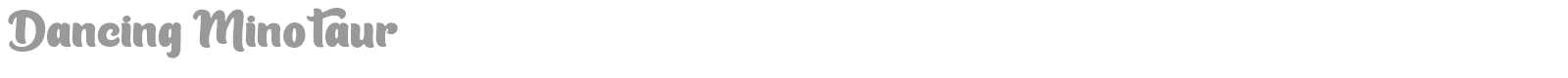 Dancing Minotaur font preview